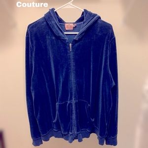 Navy Juicy Couture track suit jacket